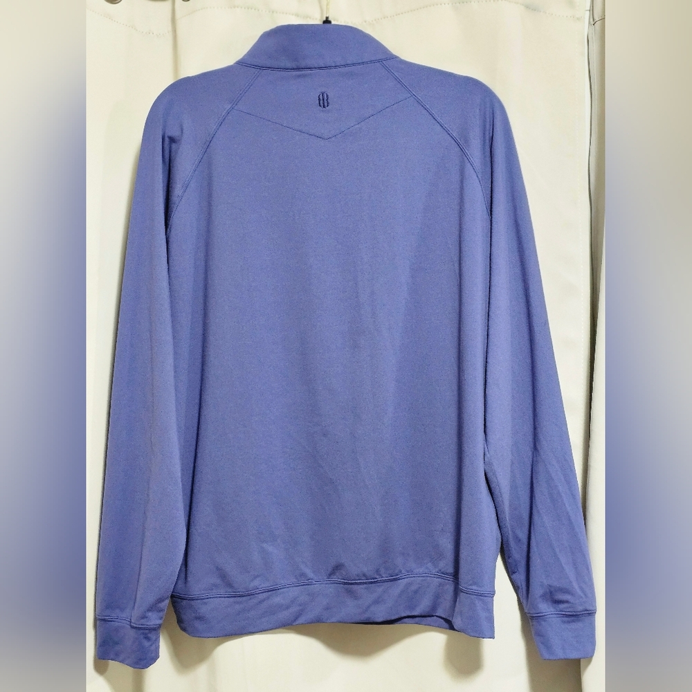Holderness & Bourne Mens Large The Westland Navy 1/4 Zip Blue Pullover G… - Picture 7 of 10